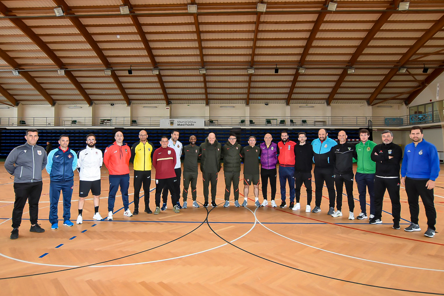 Acácio Machado em estágio da Seleção Nacional SUB-15