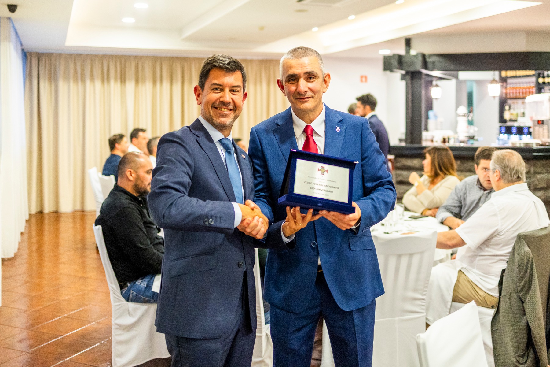 Pedro Araújo no centenário do CF Andorinha