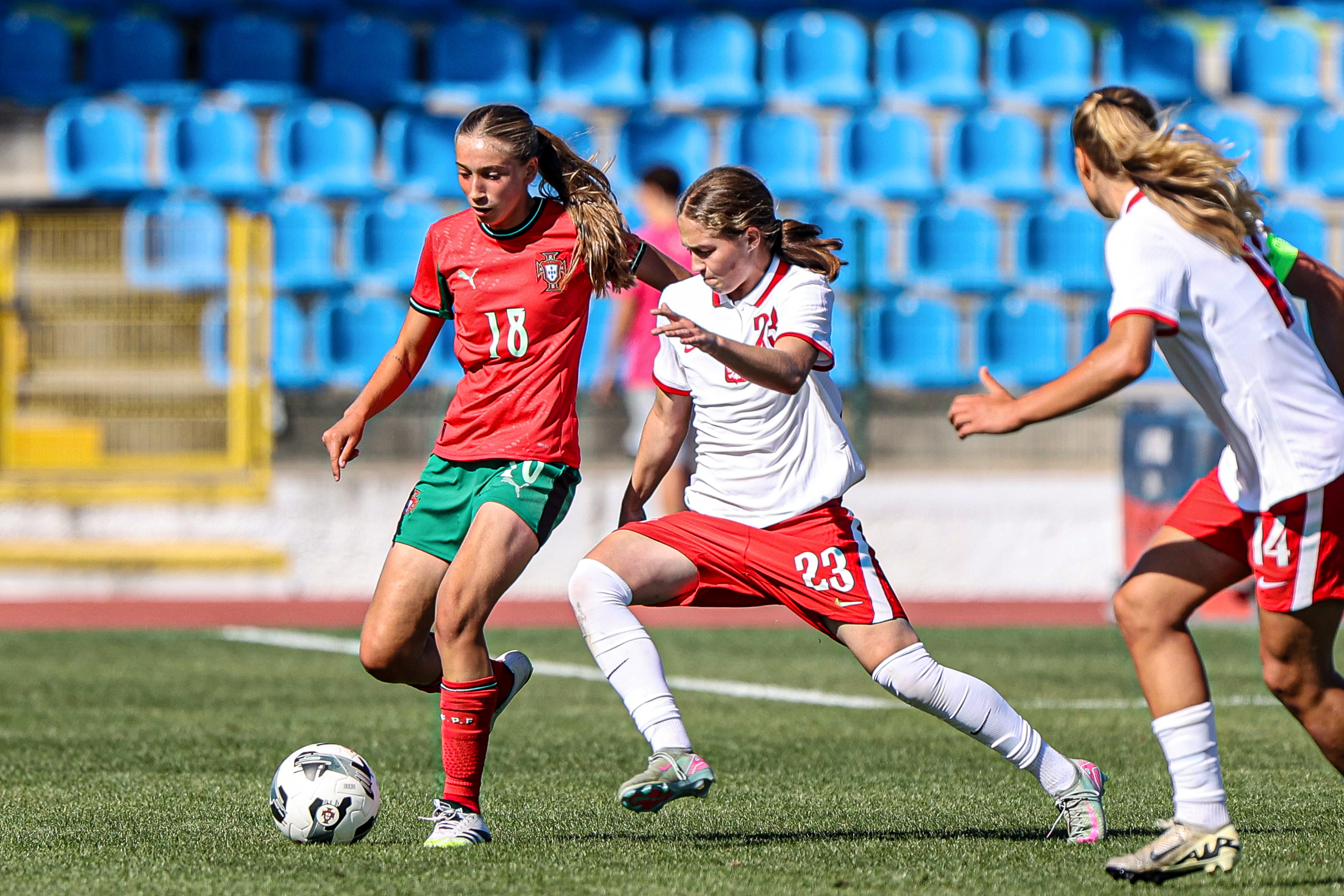 Bruna Aguiar titular frente à Polónia